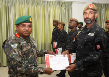 އެމްއެންޑީއެފާއި އިންޑިއާ ސިފައިން ގުޅިގެން ކާމިޔާބު ތަމްރީނެއް ނިންމާލައިފި