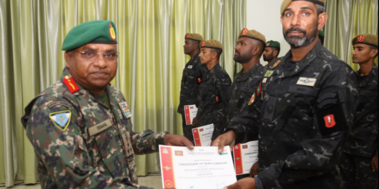 އެމްއެންޑީއެފާއި އިންޑިއާ ސިފައިން ގުޅިގެން ކާމިޔާބު ތަމްރީނެއް ނިންމާލައިފި