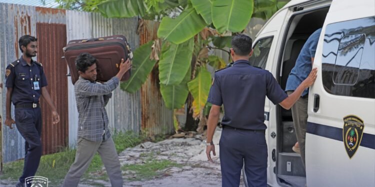 ގަވާއިދާ ޚިލާފަށް ވެހިކަލް ދޮވުމުގެ ވިޔަފާރިކުރި 8 ބިދޭސީއަކު އިމިގްރޭޝަންގެ ބެލުމުގެ ދަށަށް