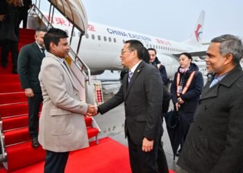 ނައިބު ރައީސް ރަސްމީ ދަތުރުފުޅެއްގައި ޗައިނާއަށް ވަޑައިގަންނަވައިފި