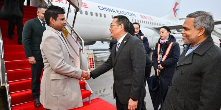 ނައިބު ރައީސް ރަސްމީ ދަތުރުފުޅެއްގައި ޗައިނާއަށް ވަޑައިގަންނަވައިފި