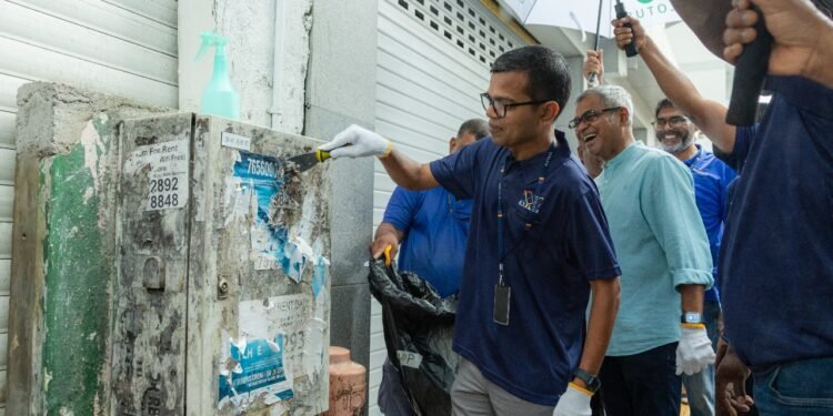 ސްޓެލްކޯ މުވައްޒަފުން ”ޗާލު ވެށި – މަގޭ ޒިންމާ“ ނަމުގައި ސާފުކުރާ ހަރަކާތެއް ފަށައި