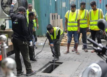 މާލޭސީޓީގެ ސްޓޯމްވޯޓަރ ނެޓްވަރކް ސާފުކުރުމުގެ މަސައްކަތް ހައުސިންގ މިނިސްޓްރީން ފަށައިފި