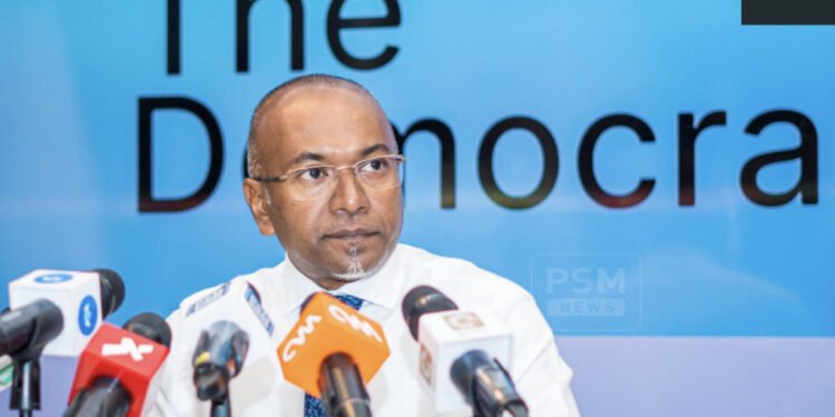 ދަޑިމޮކްރެޓްސްގެ ރައީސް ޙަސަން ލަޠީފް އިސްތިއުފާ ދެއްވައިފި