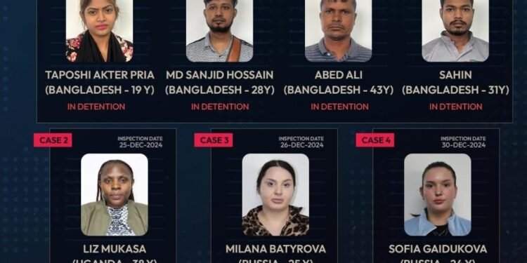 ފުޅާދާއިރާއެއްގައި ހަށިވިއްކުމުގެ ވިޔަފާރިކުރަމުންދިޔަ ހަތް ބިދޭސީންއަކު ހައްޔަރުކޮށްފި