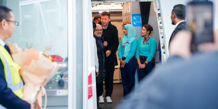 މޯލްޑިވިއަންގެ ވައިޑްބޮޑީ މަތިންދާބޯޓުގެ ދަތުރުތައް ޗައިނާއަށް ފަށައިފި