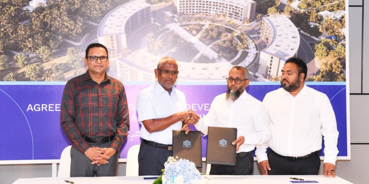 ރާއްޖޭގެމީހުން ދިރިއުޅޭ ރަށެއްގައި  ފުރަތަމަ ފަހަރަށް ފްލެޓްއަޅައިގެން ފްލެޓް ވިއްކާ ވިޔަފާރި އާރުސީސީއިން ފަށައިފި