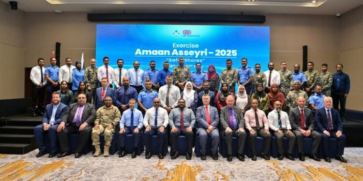 ޓެރަރިޒަމާ ދެކޮޅަށް ޤައުމީ ފެންވަރުގައި ބޭއްވި ޓޭބަލްޓޮޕް އެކްސަސައިޒް، ”އަމާން އައްސޭރި 2025“ ނިންމާލައިފި