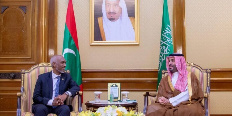 ރައީސުލްޖުމުހޫރިއްޔާ، ސަޢުދީގެ ވަލީއަހުދު މުޙަންމަދު ބިން ސަލްމާނާއި ބައްދަލު ކުރައްވައިފި