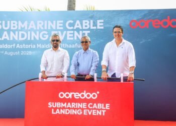 އުރީދޫގެ ސަބްމެރިން ކޭބަލް ލޭންޑިންގއެއް ރަސްމީކޮށް އިފްތިތާޙް ކުރުން އިތާފުށި ރިސޯޓްގައި ބާއްވައިފި