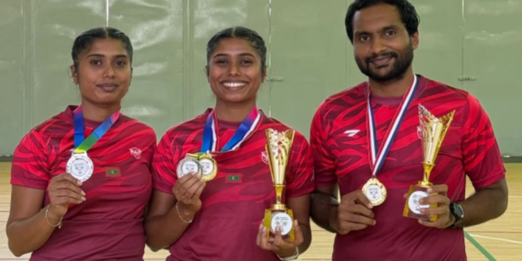 ރައީސް، ޒެމްބިއާ ބެޑްމިންޓަން ސީރީޒްގައި މެޑަލް ހޯދި އެތުލީޓުންނަށް ތަހުނިޔާ ވިދާޅުވެއްޖެ