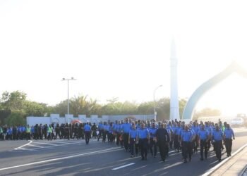 ފުލުހުންގެ ޚިދުމަތުގެ ދުވަސް ފާހަގަ ކުރުމަށް ޚާއްސަ ހިނގާލުމެއް ބާއްވައިފި